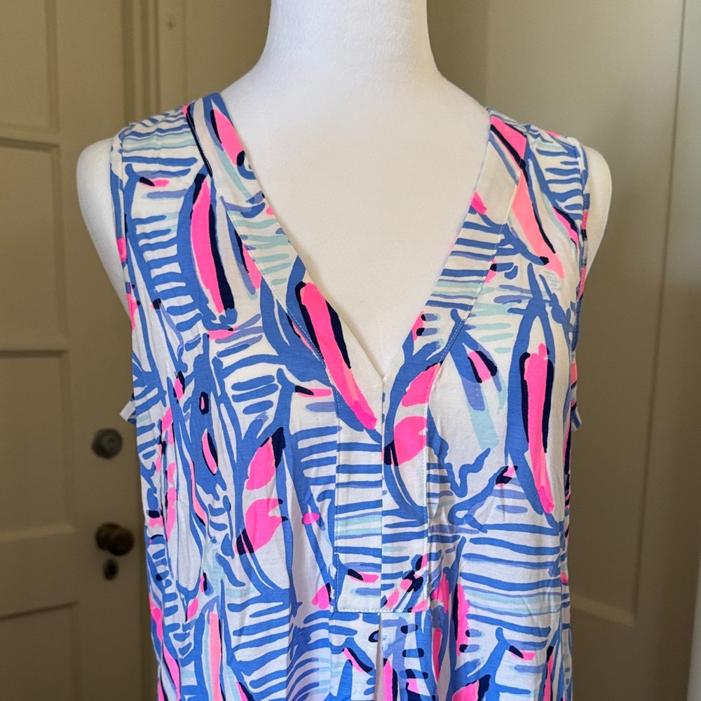 Lilly Pulitzer sailboat print maxi